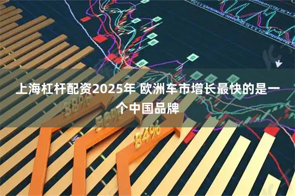 上海杠杆配资2025年 欧洲车市增长最快的是一个中国品牌